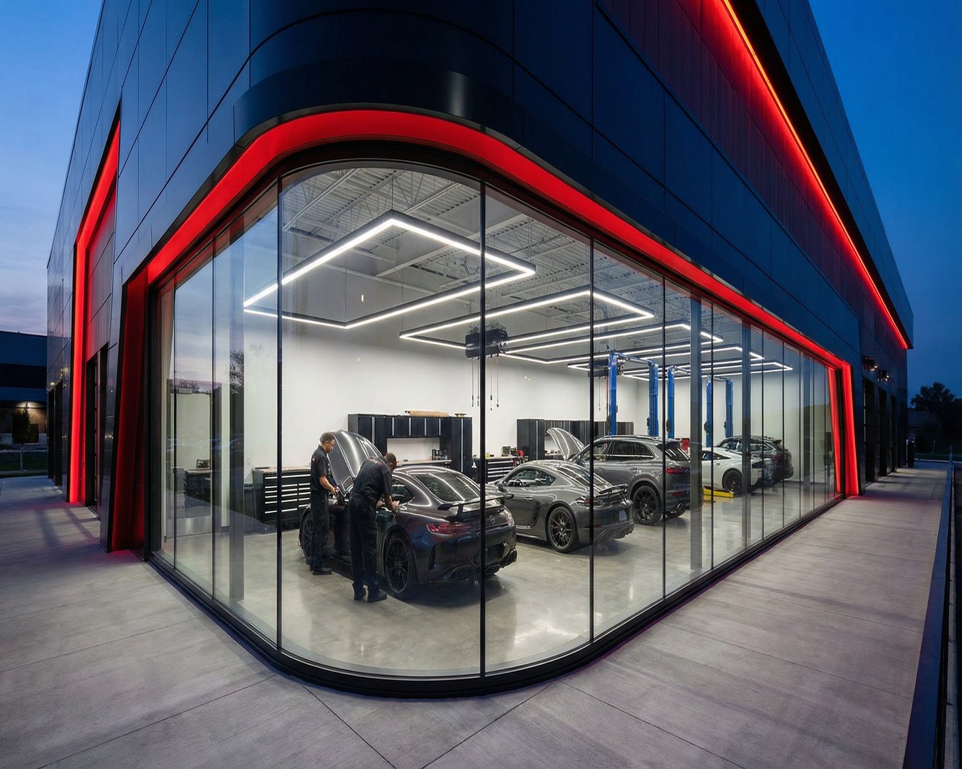 小马拉大车汽车改装门店